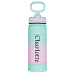 Actives Water Bottle With Straw Lid - customized