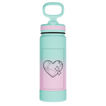 Actives Water Bottle With Straw Lid - customized