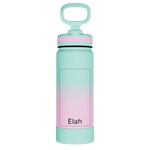 Actives Water Bottle With Straw Lid - customized