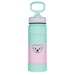 Actives Water Bottle With Straw Lid - customized