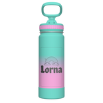 Actives Ombre Water Bottle With Straw Lid - customized