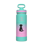 Actives Ombre Water Bottle With Straw Lid - customized