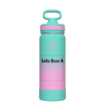 Actives Water Bottle With Straw Lid - customized