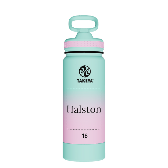 Actives Water Bottle With Straw Lid - customized