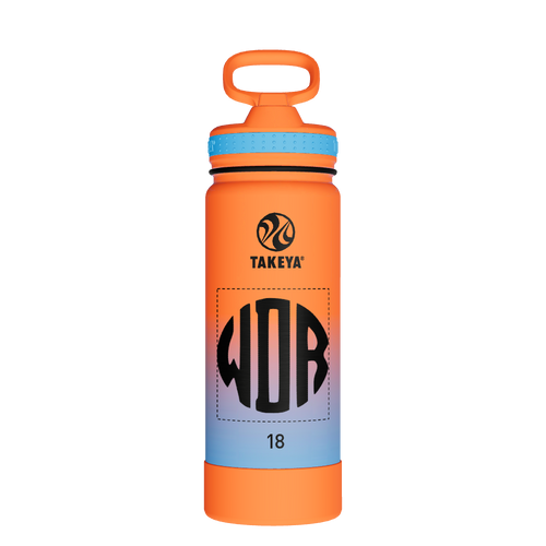 Actives Water Bottle With Straw Lid - customized