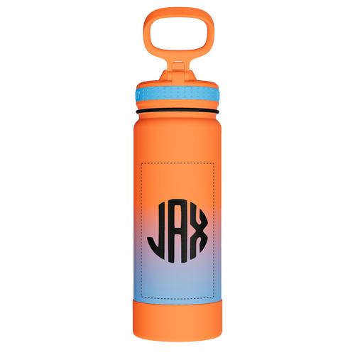 Actives Water Bottle With Straw Lid - customized
