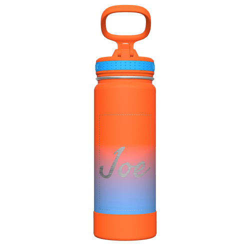 Actives Ombre Water Bottle With Straw Lid - customized