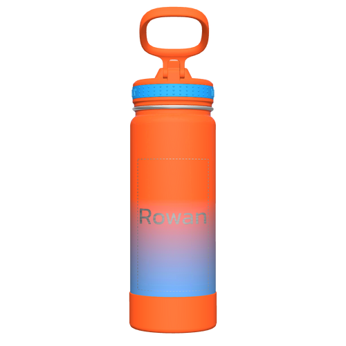 Actives Ombre Water Bottle With Straw Lid - customized