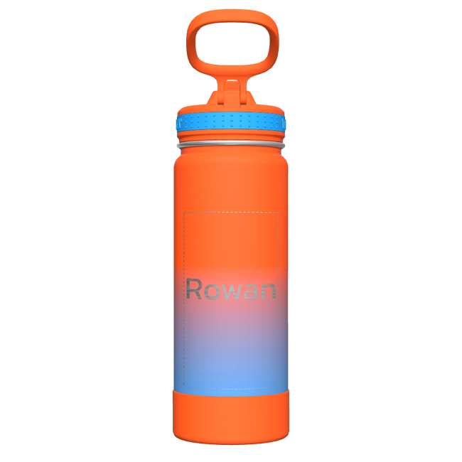 Actives Ombre Water Bottle With Straw Lid - customized