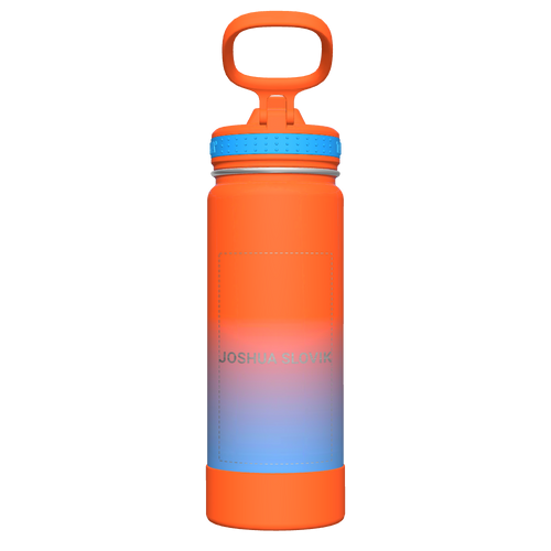 Actives Ombre Water Bottle With Straw Lid - customized