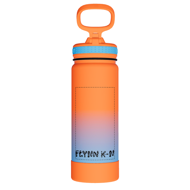 Actives Water Bottle With Straw Lid - customized
