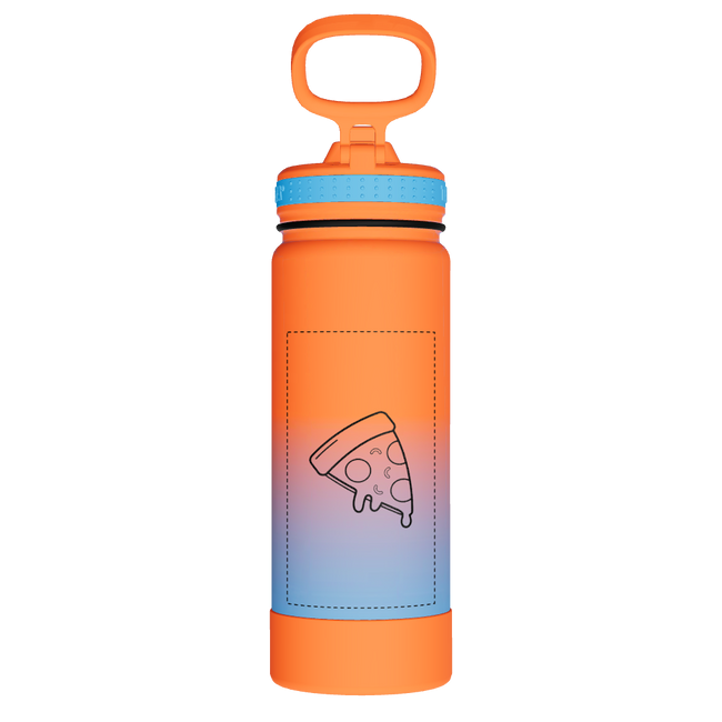 Actives Water Bottle With Straw Lid - customized