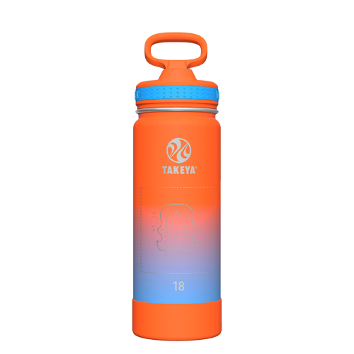 Actives Ombre Water Bottle With Straw Lid - customized