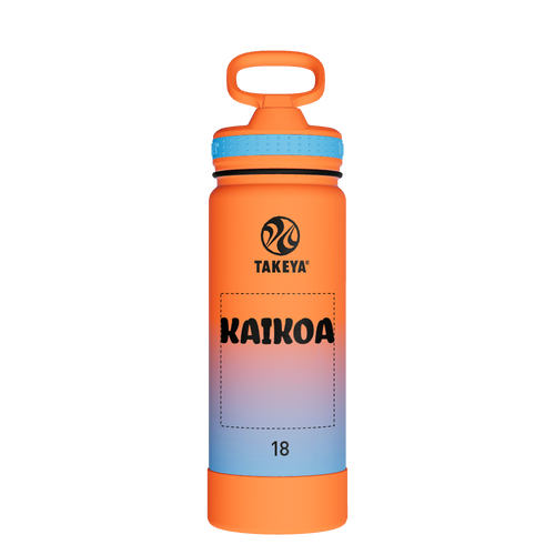 Actives Water Bottle With Straw Lid - customized