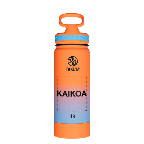 Actives Water Bottle With Straw Lid - customized