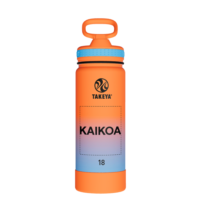 Actives Water Bottle With Straw Lid - customized