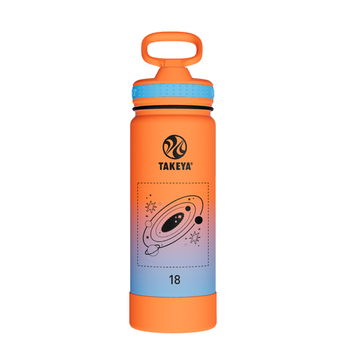 Actives Water Bottle With Straw Lid - customized