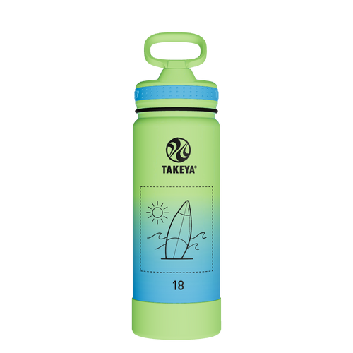 Actives Water Bottle With Straw Lid - customized