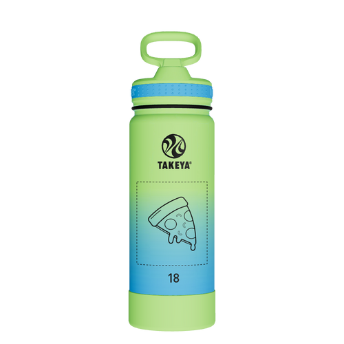 Actives Water Bottle With Straw Lid - customized