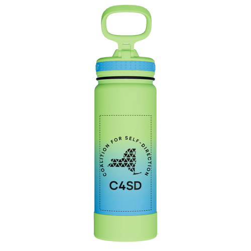 Actives Water Bottle With Straw Lid - customized