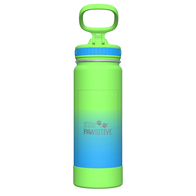 Actives Ombre Water Bottle With Straw Lid - customized