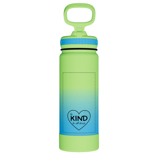 Actives Water Bottle With Straw Lid - customized