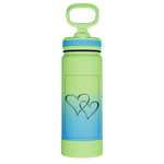 Actives Water Bottle With Straw Lid - customized