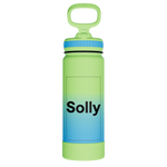 Actives Water Bottle With Straw Lid - customized