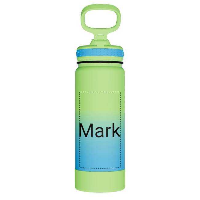 Actives Water Bottle With Straw Lid - customized