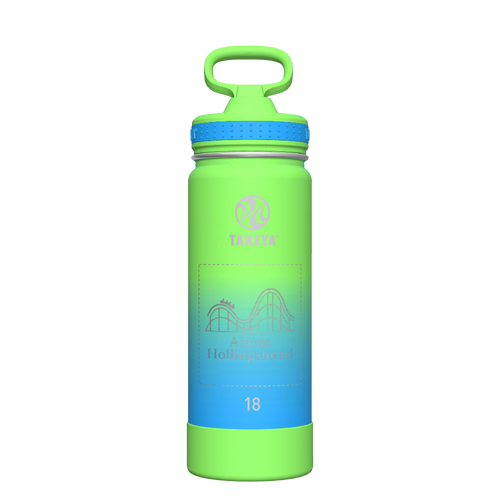Actives Water Bottle With Straw Lid - customized