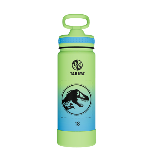 Actives Water Bottle With Straw Lid - customized