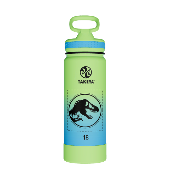 Actives Water Bottle With Straw Lid - customized