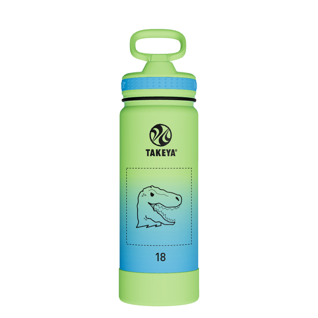 Actives Water Bottle With Straw Lid - customized
