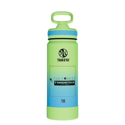 Actives Water Bottle With Straw Lid - customized