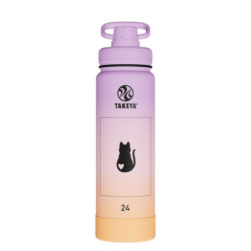 Actives Water Bottle With Spout Lid - customized