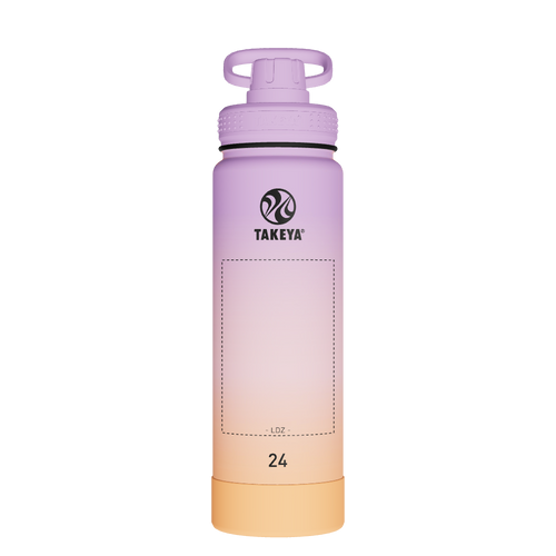 Actives Water Bottle With Spout Lid - customized