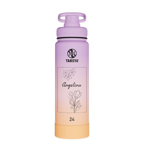 Actives Water Bottle With Spout Lid - customized