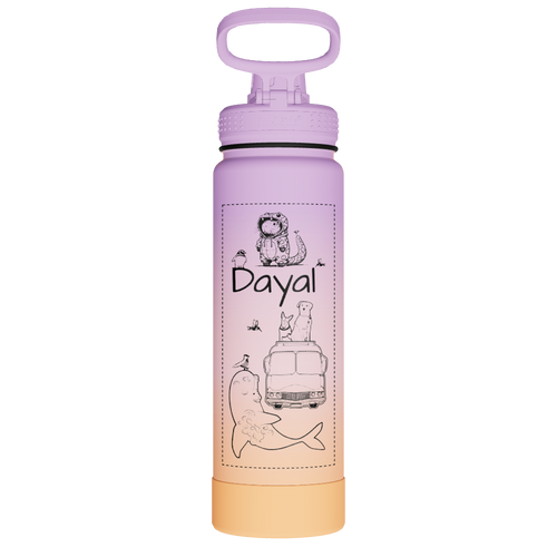 Actives Water Bottle With Spout Lid - customized