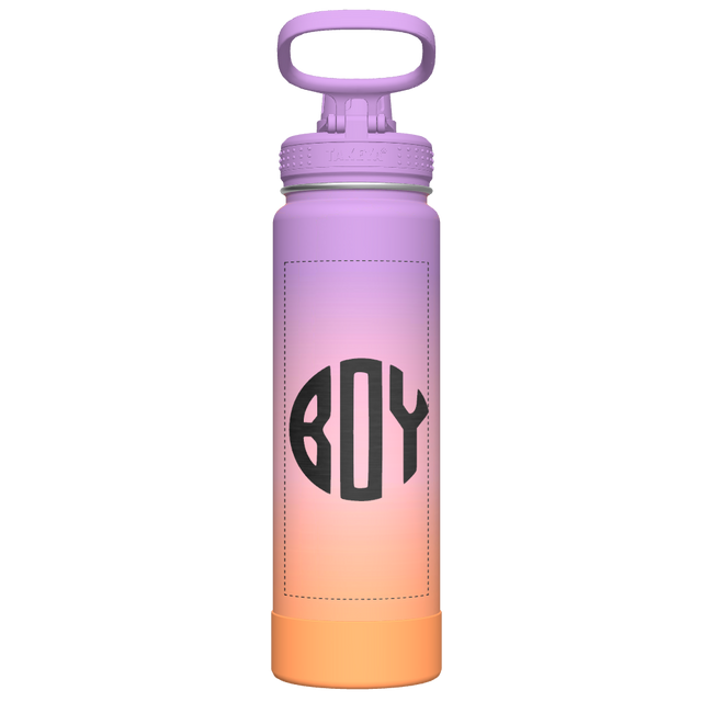 Actives Ombre Water Bottle With Spout Lid - customized