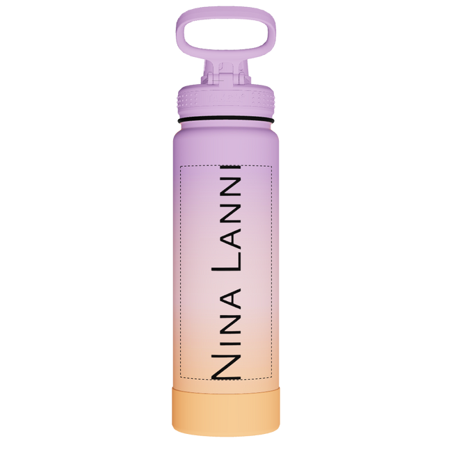 Actives Water Bottle With Spout Lid - customized