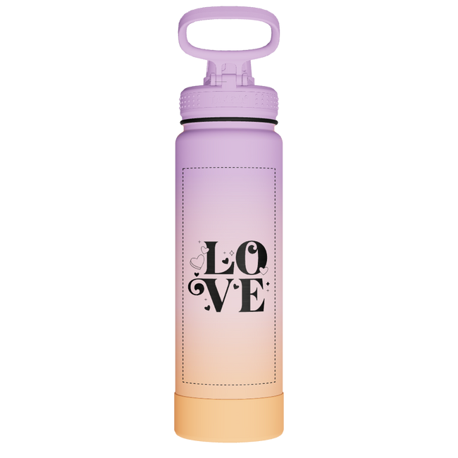 Actives Water Bottle With Spout Lid - customized
