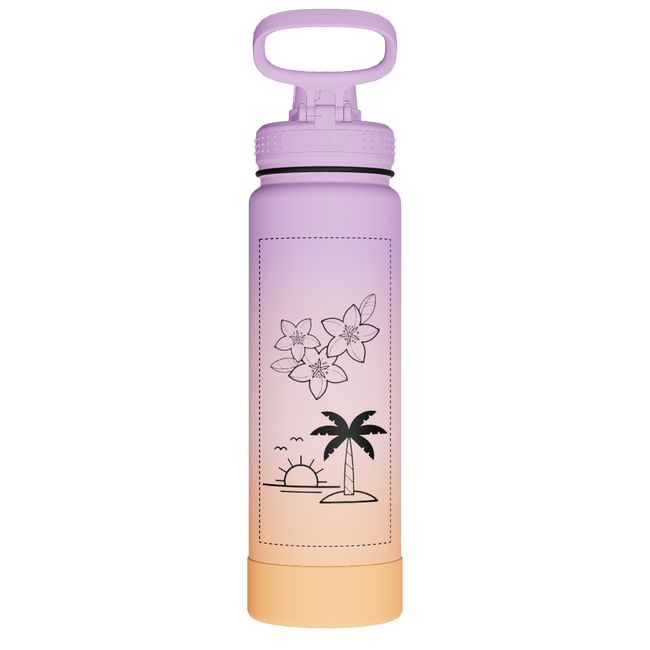 Actives Water Bottle With Spout Lid - customized