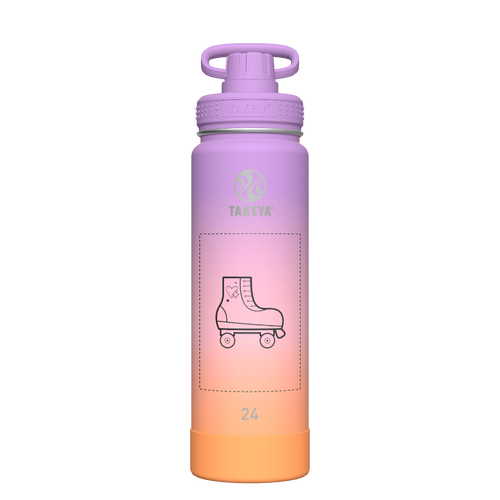 Actives Ombre Water Bottle With Spout Lid - customized