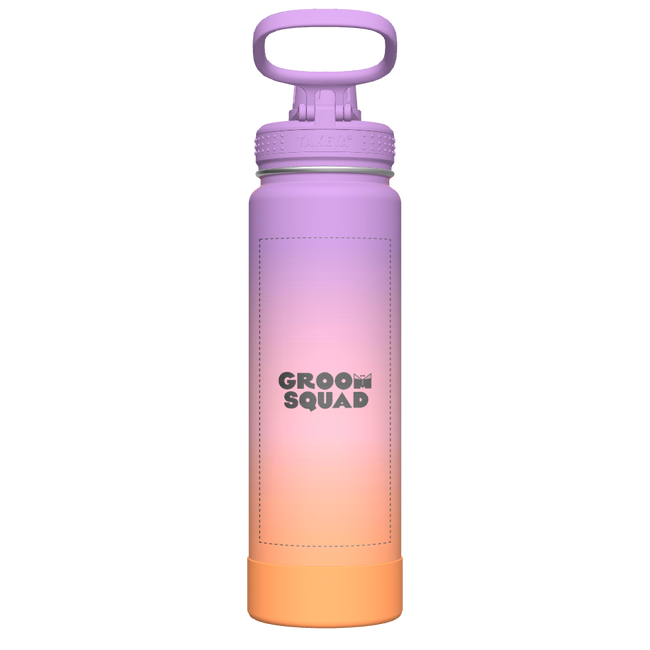 Actives Ombre Water Bottle With Spout Lid - customized