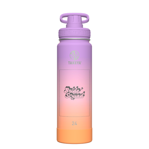 Actives Ombre Water Bottle With Spout Lid - customized