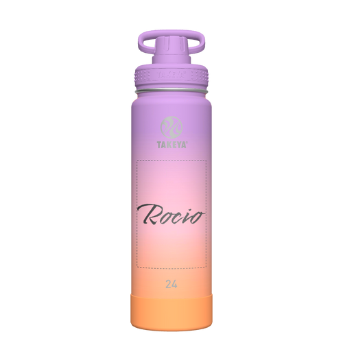 Actives Ombre Water Bottle With Spout Lid - customized