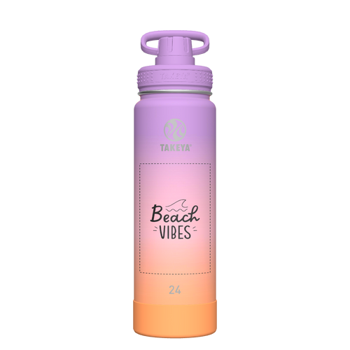 Actives Ombre Water Bottle With Spout Lid - customized