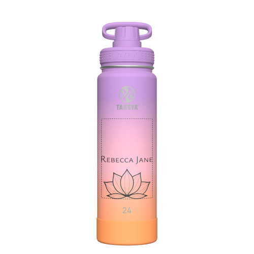 Actives Ombre Water Bottle With Spout Lid - customized