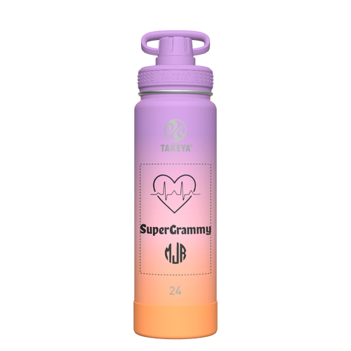 Actives Ombre Water Bottle With Spout Lid - customized