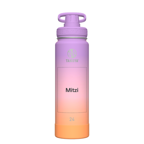 Actives Ombre Water Bottle With Spout Lid - customized